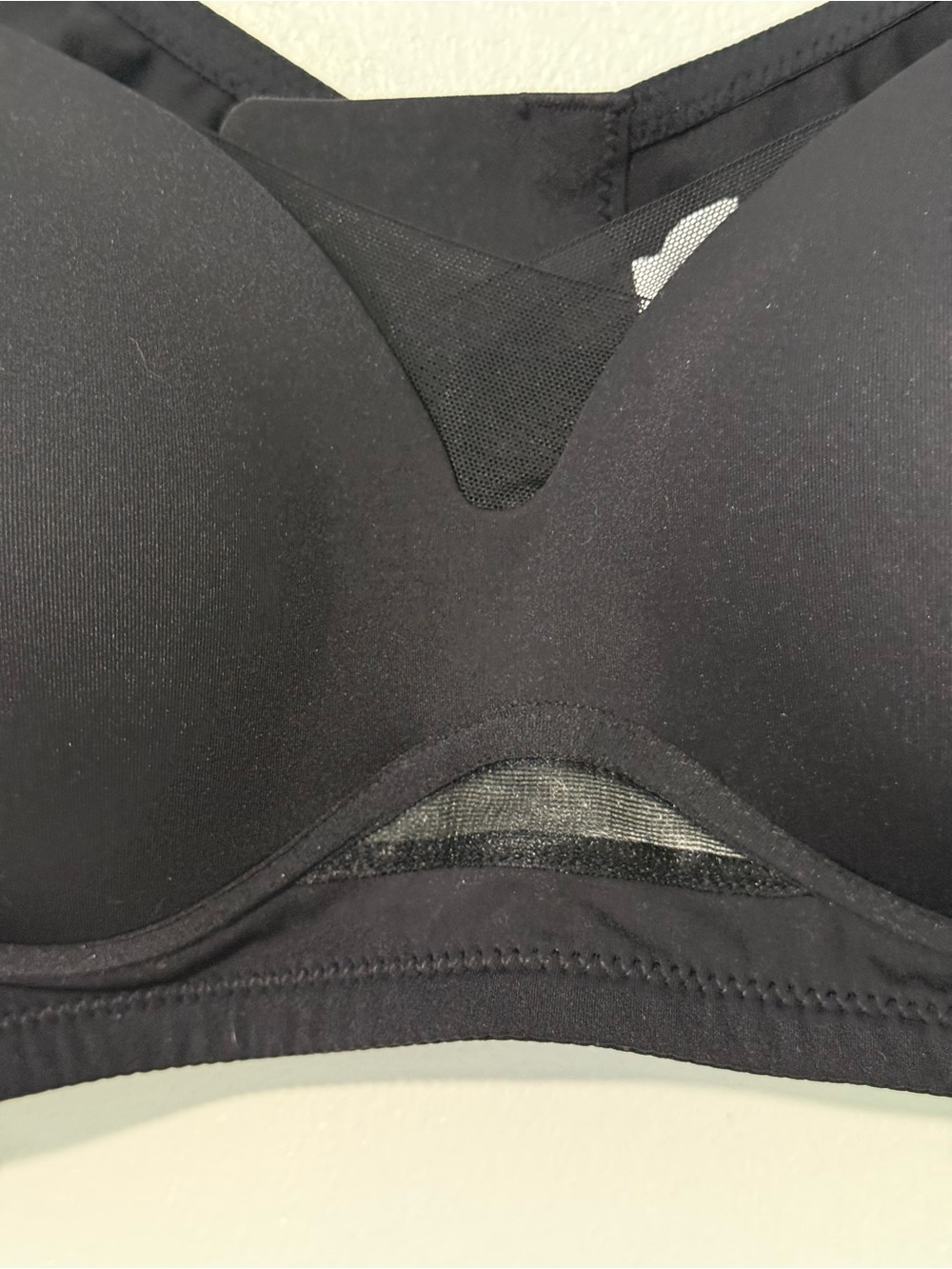 Sona Shape Everyday Wireless Black Bra with Mesh Accent new with tag - Picture 5 of 10